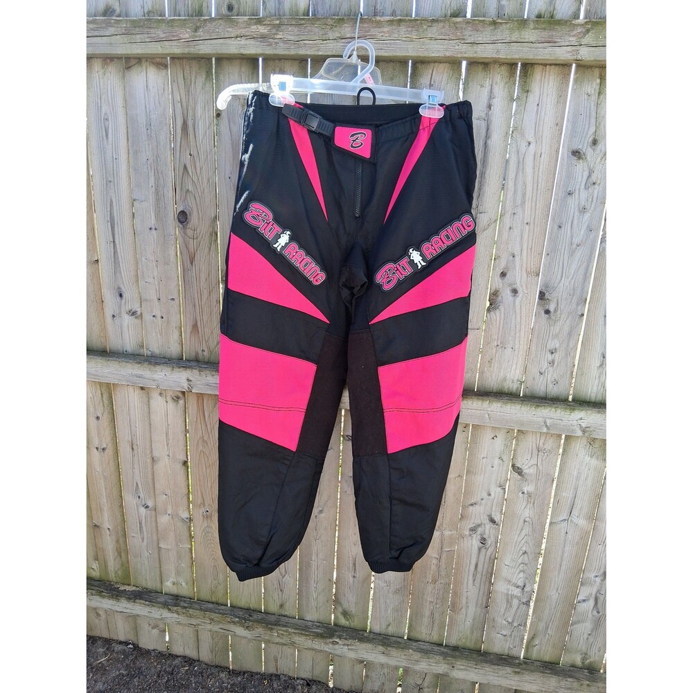 003 Bilt Racing Motocross Pants Women's 9/10 Black & Neon Pink